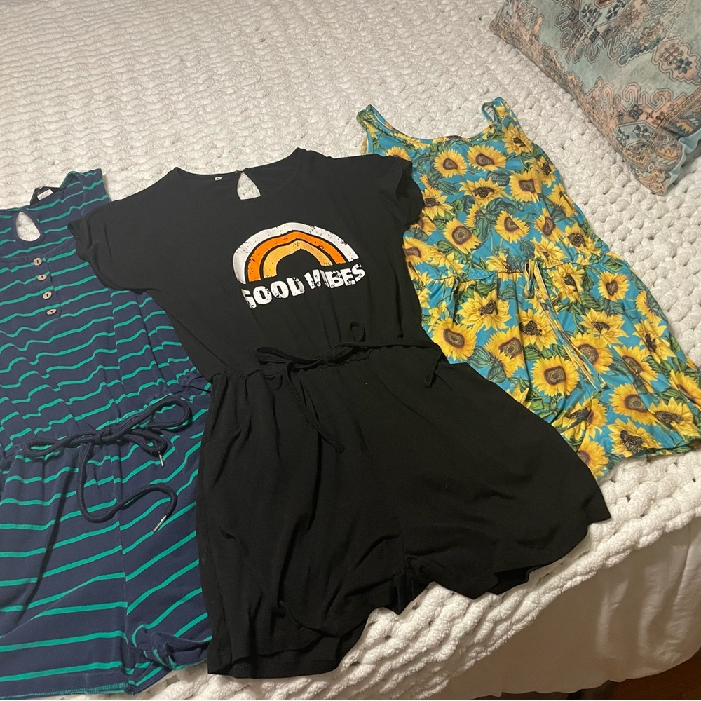 Colorful Women's Rompers Set